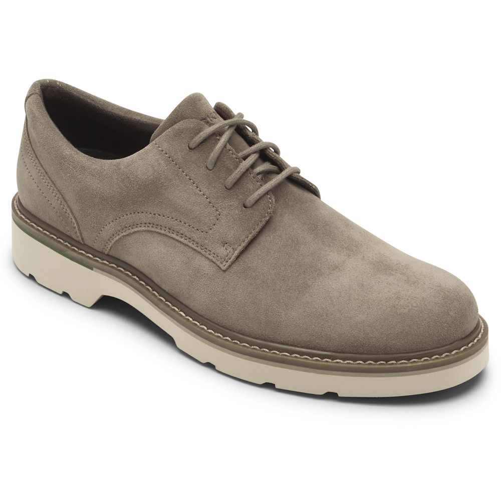 Oxfords Rockport Homem Cinzentas - Charlee Waterproof Plain Toe - 84076SOED